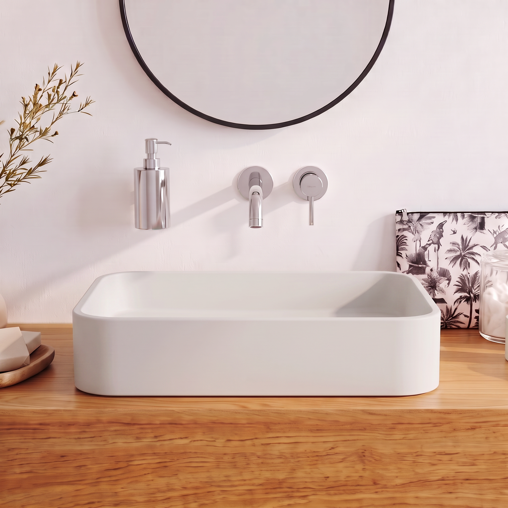 Vasque CLUG blanc, vue face