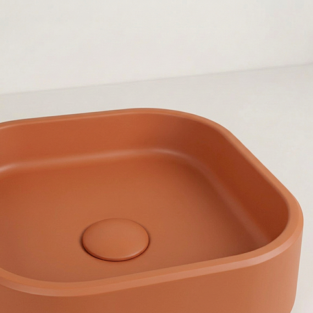 Vasque HUS terracotta - dessus